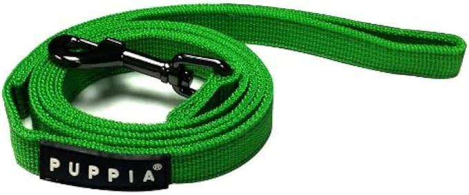 Puppia Two Tone Dog Lead Strong Durable Comfortable Grip Walking Training Leash for Small & Medium Dog, Wine, Large