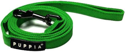 Puppia Two Tone Dog Lead Strong Durable Comfortable Grip Walking Training Leash for Small & Medium Dog, Wine, Large
