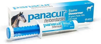 (3 Pack) PANACUR Dewormer Horse Paste 10%, 100mg Each
