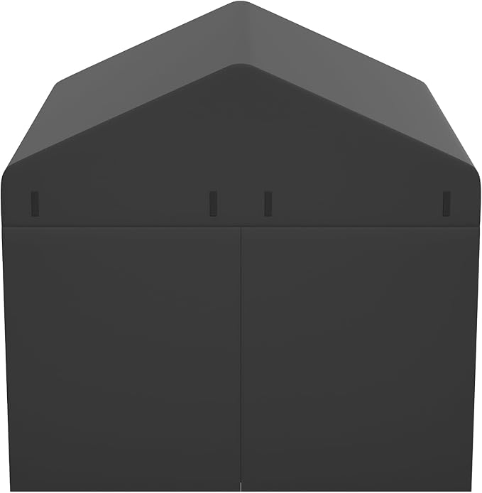 Petony Outdoor Dog Kennel Cover 79" W x 79" D x 72.5" H