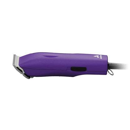 Andis 24820 EasyClip Professional-Animal 7-Piece Detachable Ceramic Blade Clipper Kit, Frustration Free Packaging, Purple