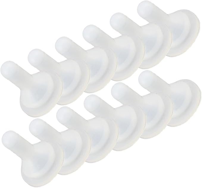 HANABASS 20pcs Pet Feeding Supplies Puppy Kitten Pacifiers and Milk Bottle Nipples for Hand-Feeding Small Animals Easy to Clean and Install