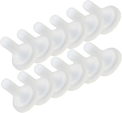 HANABASS 20pcs Pet Feeding Supplies Puppy Kitten Pacifiers and Milk Bottle Nipples for Hand-Feeding Small Animals Easy to Clean and Install