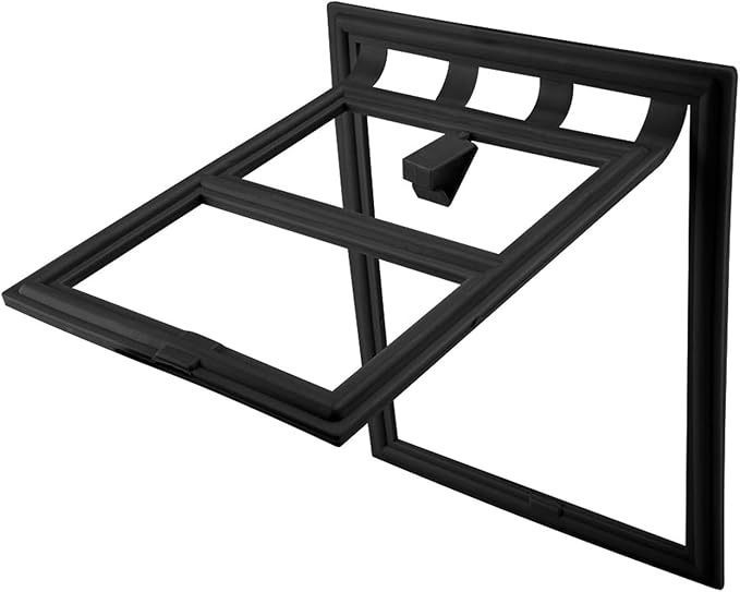 Pet Door, Sturdy Doggie Pet Door, Doggy Doggie Door, Screen Window Gate, Interior and Exterior Doors for Pet Lovers (L Day Style)