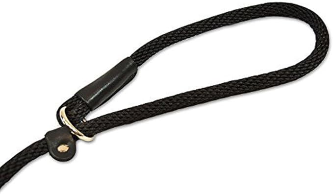 Cesar Millan Slip Lead Leash | Dog Leash | in Training Leash | (Regular, Red/Olive)
