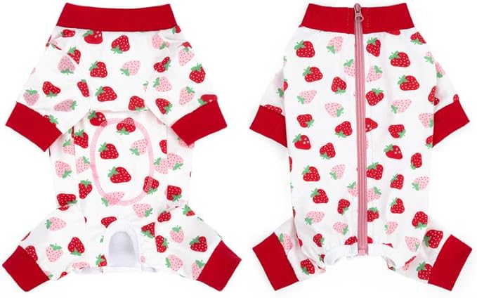 Dog Surgery Recovery Suit, Dog Onesie for Surgery Female Male Dogs, Dogs Pajamas Long Sleeve, Small Dogs Onesie, Abdominal Wound Bandages Surgical Suit, Cat Recovery Suit for Shedding Skin Disease