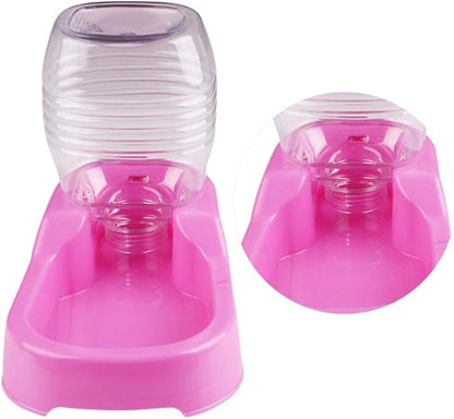 POPETPOP Pet Water Feeder Bowl Automatic Drinking Water Dispenser for Small Dogs and Puppies 7.48X5.90X4.33In Durable Eco-Friendly Design for Home and Pet Shops