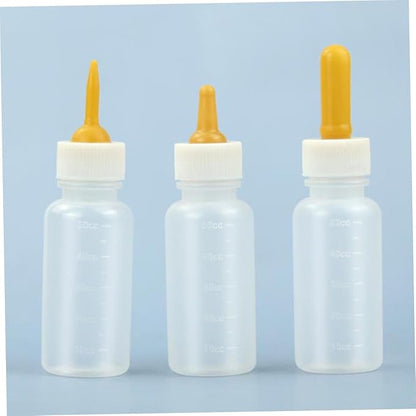 balacoo 3pcs Silicone Pet Bottle Kit Kitten Milk Bottle for Cats Dogs Small Nursing