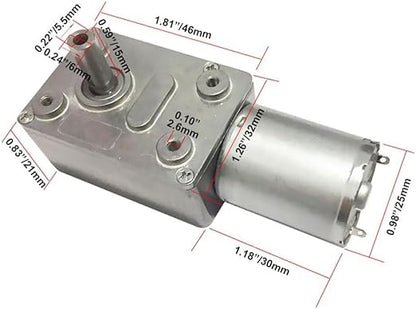 #US 12V 160 DC Worm 1.5kg.cm High Torque Low