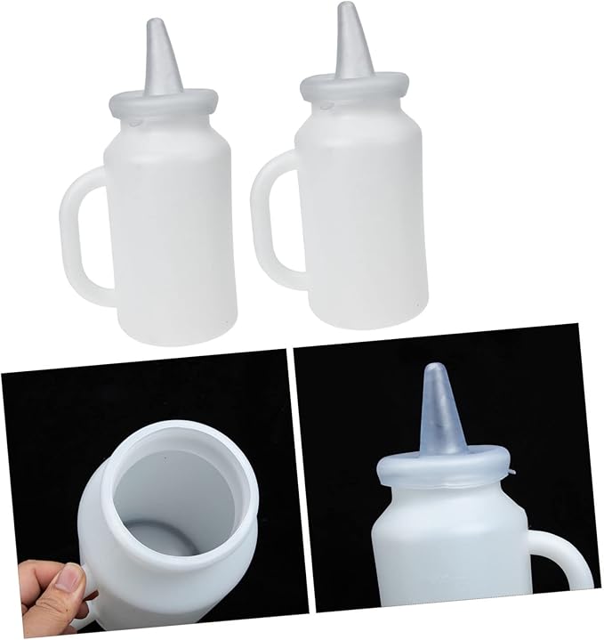 Levemolo 2pcs Bottle for Cats Kitten Nursing Bottle Kitten Milk Pet Feeding Calf Milk Feeding