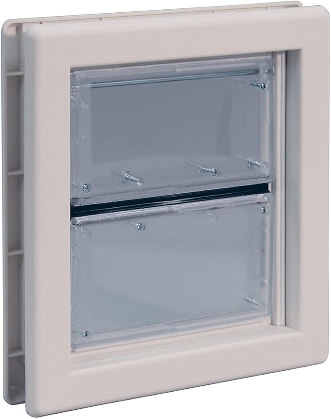 Ideal Pet Products Air Seal Pet Door with Telescoping Frame, Small, 6.63" x 7.25" Flap Size