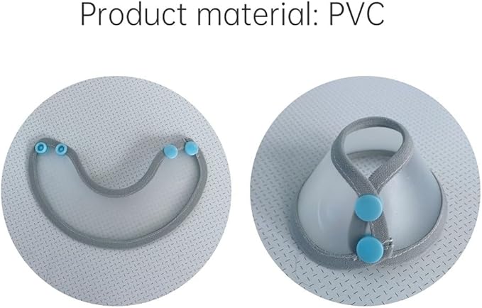 Adjustable Parrot Cone Collar, Safe and Practical Cotton Collar to Prevent Bites and Licking Wounds, to Help heal (M)