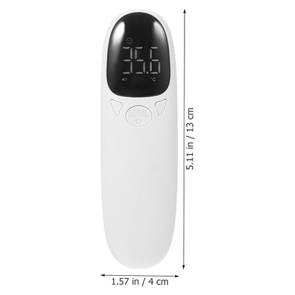Veemoon Non-Contact Rechargeable Pet Ear Thermometer for Cats and Dogs Accurate Flexible Sensor with LED Display Suitable for Farm Animals Puppies and Pets