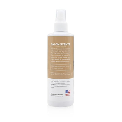 Bark2Basics Salon Scents Pet Grooming Cologne Spray - 8 oz, Natural Professional Grade Perfume for Dogs and Cats, Long Lasting, Deodorizing, (Coconut and Pineapple)