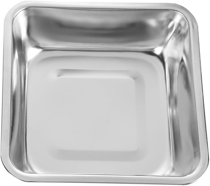 Milisten Pet Feeder Fixed Stainless Steel Bowl Dog and Cat Easy Wash Pet Supplies Large Dog Feeder