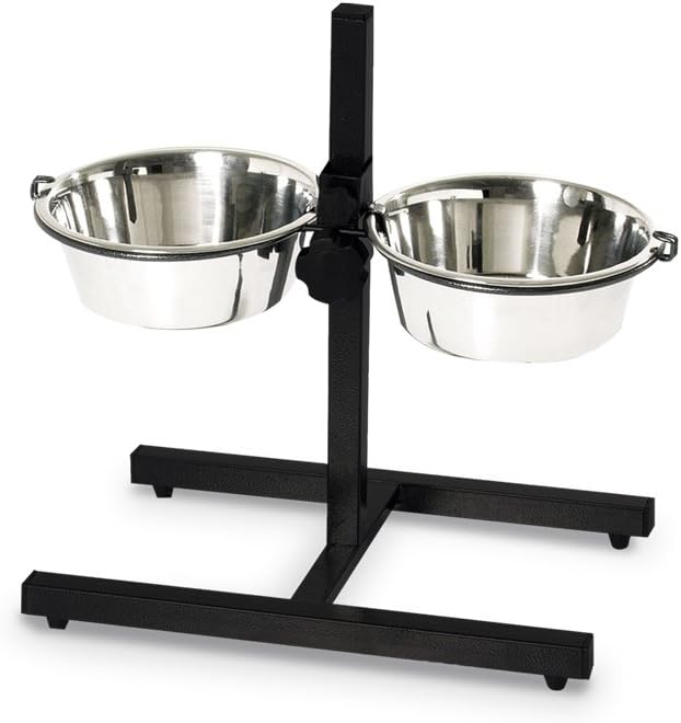 Nobby Dog-foodbar with 2 Bowls, 4.00 Litre, 27 cm
