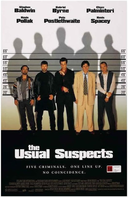 The Usual Suspects Movie Kevin Spacey Gabriel Byrne 12x16 Poster