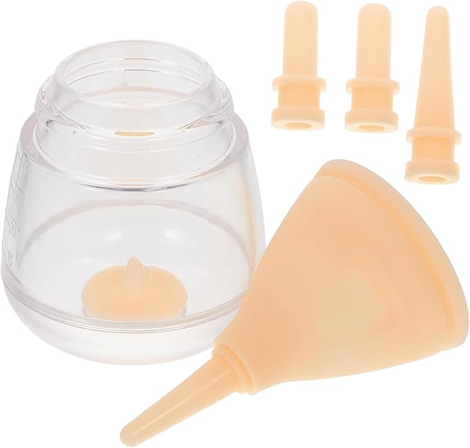 Toddmomy Newborn Puppy Milk Feeder Bottle Set Tiny PET Nursing Bottle for Kittens and Puppies Feeding Tool Soft Nipple for Small Animals and PET Care