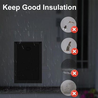 [MAVRICPOWER] Aluminum Large Dog Door for Door, Doggy Door with 2 Sliding Lock Panels for Extreme Weather, Pet Door for Dogs Up to 80 lbs
