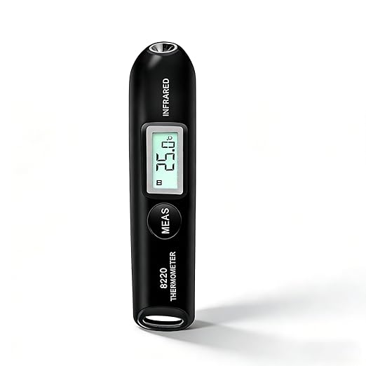 AUNMAS Non Contact Digital Infrared Thermometer with Targeting, Pocket Temperature Pen with LCD Screen, High Accurate Handheld Temperature Measurement for Industrial and Laboratory Settings