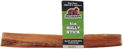 Redbarn 5" Bully Sticks - Long Lasting Dog Chew | All Natural Bully Bones (50-Count)