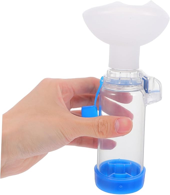 Totority Pet Spacer Mask for Cats and Dogs Breathing Indicator Chamber for Cough Relief Handheld Design for Optimal Medication