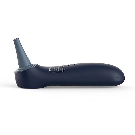 Dog Ear Temperature Monitor, Long Probe for Pets Ear Canal Only, Measure Dog Temperature in 1 Second, Voice On/Off Switchable, C/F Switchable (Blue)