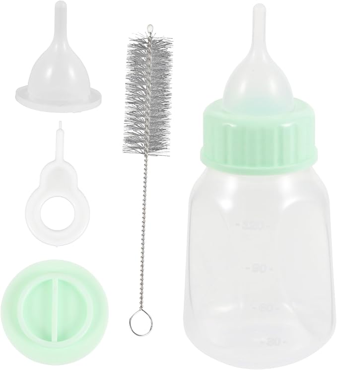 1set Cat and Dog Nursing Bottle Kit Portable Pet Feeding Milk Bottle Set for Kittens Puppies and Small Animals Easy to Clean Lightweight Feeding Tool