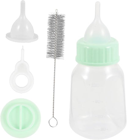 1set Cat and Dog Nursing Bottle Kit Portable Pet Feeding Milk Bottle Set for Kittens Puppies and Small Animals Easy to Clean Lightweight Feeding Tool