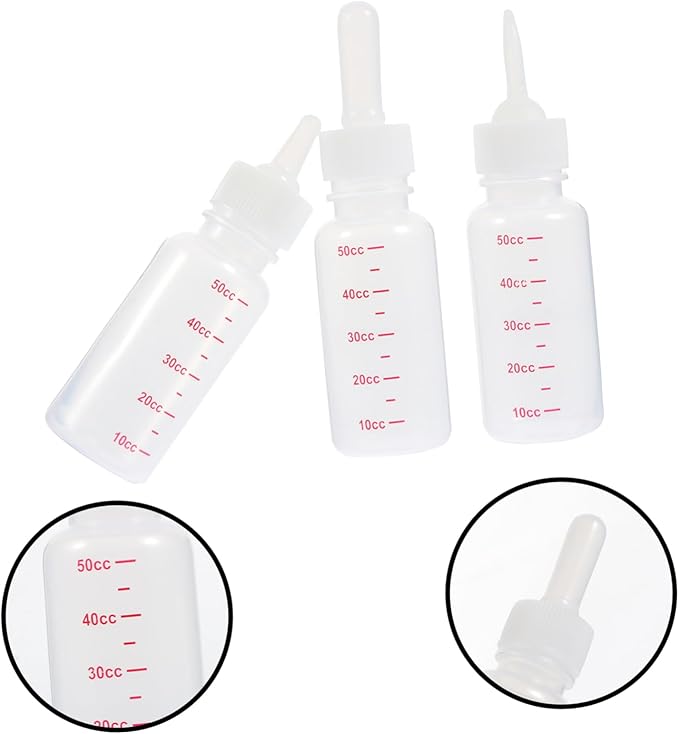 Didiseaon Multi-use Kitten Nursing Bottle Lightweight Portable Plastic Feeder Small Milk Bottle