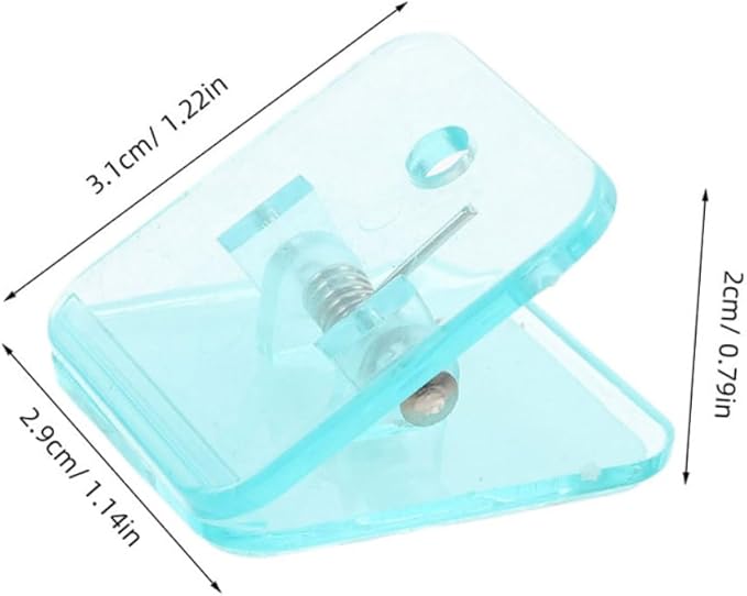 BESPORTBLE 8pcs Transparent Wall-Mounted Dog Pee Pad Holder Clips Reusable Puppy Training Supplies Nonslip Base for Secure Potty Pad Placement