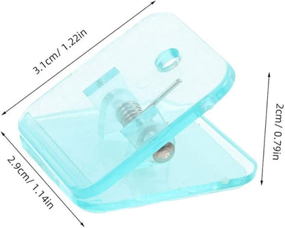 BESPORTBLE 8pcs Transparent Wall-Mounted Dog Pee Pad Holder Clips Reusable Puppy Training Supplies Nonslip Base for Secure Potty Pad Placement