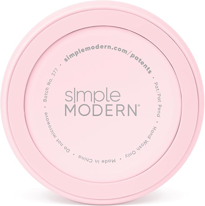 Simple Modern Stainless Steel Pet Water Bowl for Dogs & Cats | Reusable Insulated Stainless Steel Food Bowls for Dog Cat | No Tip No Slip BPA Free | Bentley Collection | Medium (32oz) | Blush