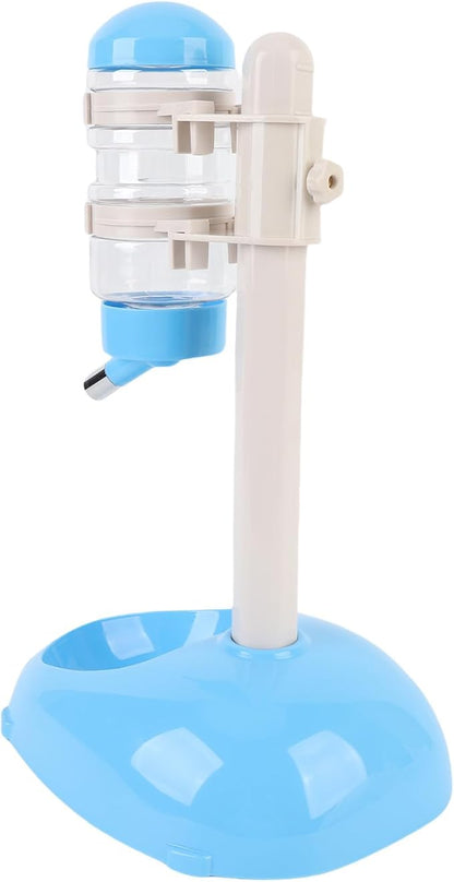 Pssopp Dog Standing Water Dispenser Feeder, Automatic Feeders Capacity Pet Standing Water Dispenser Feeder for Playful Pets Dog, 500ml Automatic Pet (Blue)
