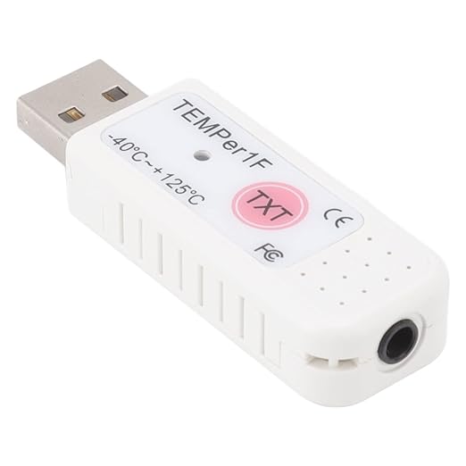 USB Temperature Humidity Meter PC Laptop USB Sensor Thermometer Temper Curve Display The Actual Time Temperature is Converted Right Into a Curve and Huge Variety of