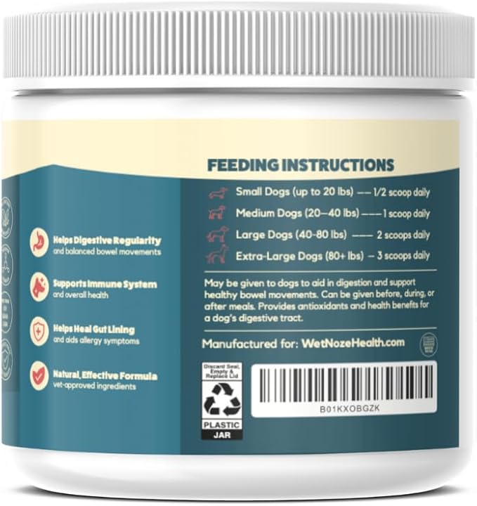 Probiotics for Dogs Digestive Health (Chicken & Bacon) - Dog Probiotic Powder Relieve Diarrhea, Constipation, & More - Dog Calming Treats – Maximum-Strength Dog Digestive Support