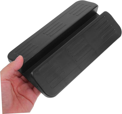 Gate Ramp Support Feet Easy Installation Protective Barrier for Stairways Doorways Portable Durable Safety Foot Pedal for Pet Gates Black