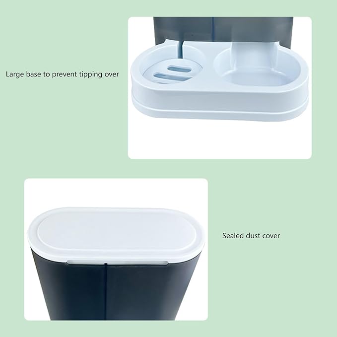 Large Capacity Pet Feeders Feeding Bowl Dog Food Bowl Small Dog Food Container Pet Feeders