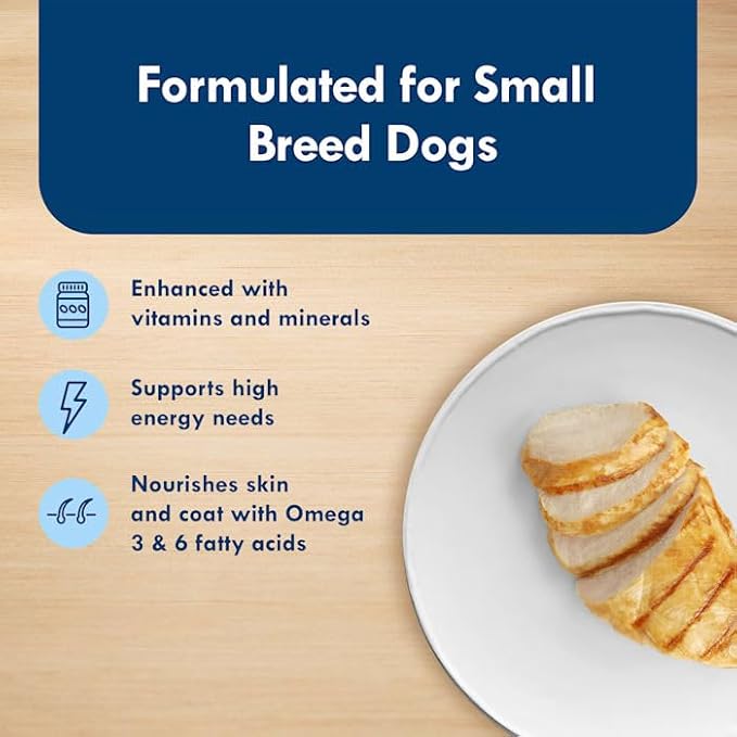 Blue Buffalo Delights Rotisserie Chicken Flavor in Gravy Small Breed Natural Wet Dog Food, 3.5 oz., Case of 12