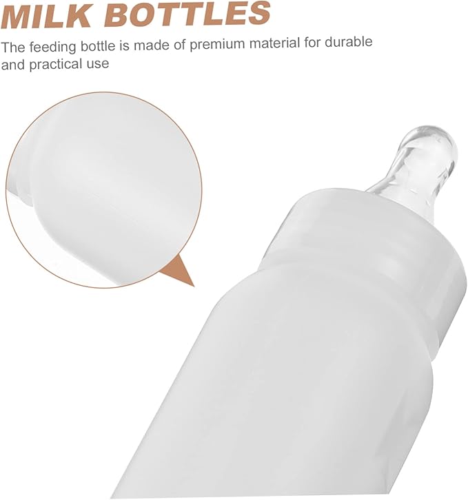 Levemolo Lamb Feeding Bottles Set of 6 250ml Milk Feeder for Puppies Pig Feeders Animal Feeding Bottles for Household Use