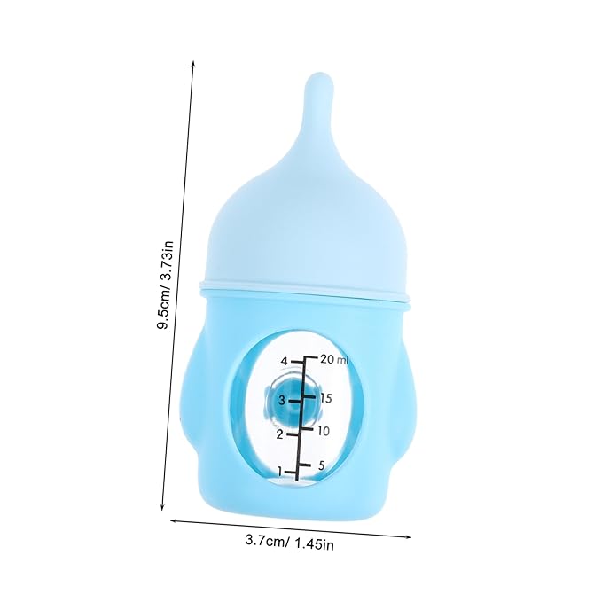 Hemoton Mini Pet Feeder Kitten Nipples Portable Nursing Bottle for Newborn Kitten Milk Feeder Measurement