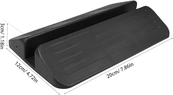 Ramps for Doorways Baby Gate Pedal Plastic Triangle Pet Gate Reinforcement Accessories Door Ramp Height Gap Transition Pet Gate Black
