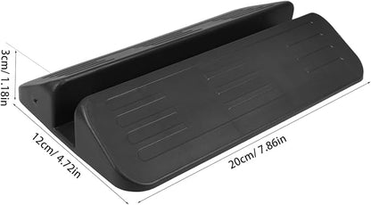 Ramps for Doorways Baby Gate Pedal Plastic Triangle Pet Gate Reinforcement Accessories Door Ramp Height Gap Transition Pet Gate Black
