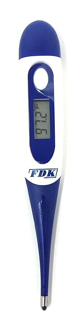 Flexible Tip Digital Fever Alarm Thermometer Oral Rectal Underarm
