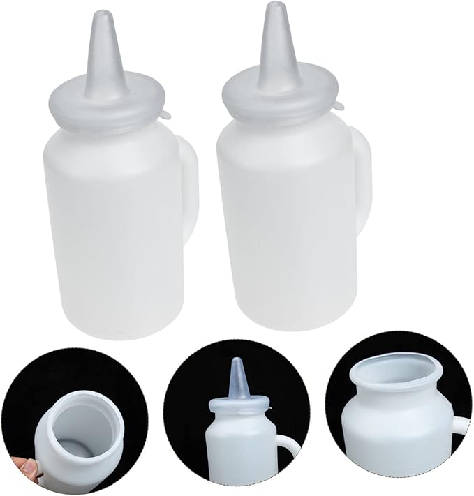 2pcs Nursing Bottle for Calf Kitten Calf Milk Bottle Pet for Livestock