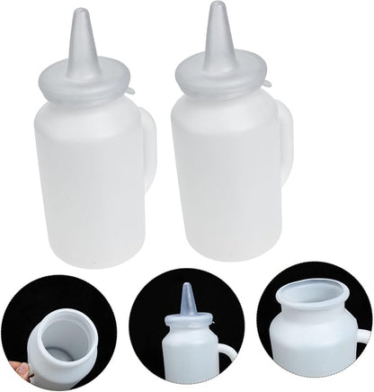 2pcs Nursing Bottle for Calf Kitten Calf Milk Bottle Pet for Livestock
