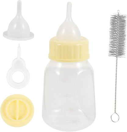 Happyyami Dog Cat Pet Nursing Bottle Set Puppy Bottle Feeder Pet Pacifier for Kitten Puppy Milk Feeder Reusable Nursing