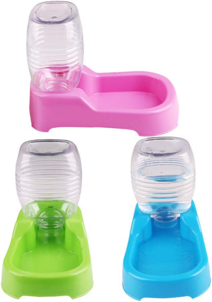 POPETPOP Pet Water Feeder Bowl Automatic Drinking Water Dispenser for Small Dogs and Puppies 7.48X5.90X4.33In Durable Eco-Friendly Design for Home and Pet Shops