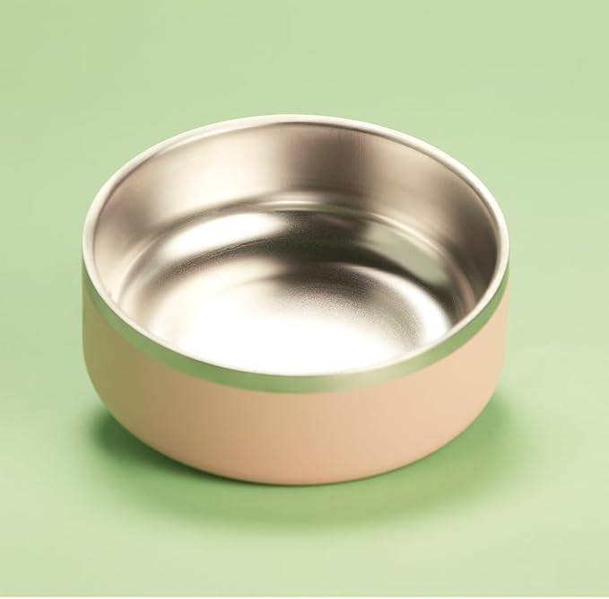 Peps Pet Food Bowl - Non-Slip & Dishwasher Safe | Stylish Blush Design for Pets