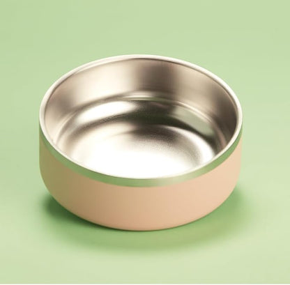 Peps Pet Food Bowl - Non-Slip & Dishwasher Safe | Stylish Blush Design for Pets